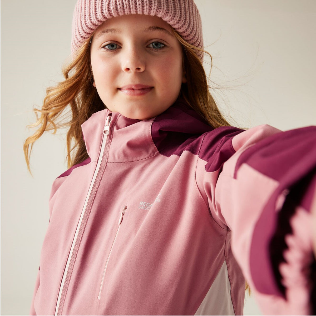 Regatta Trekktain 3 in 1 Jacke für Mädchen Wasserdicht mit Kapuze