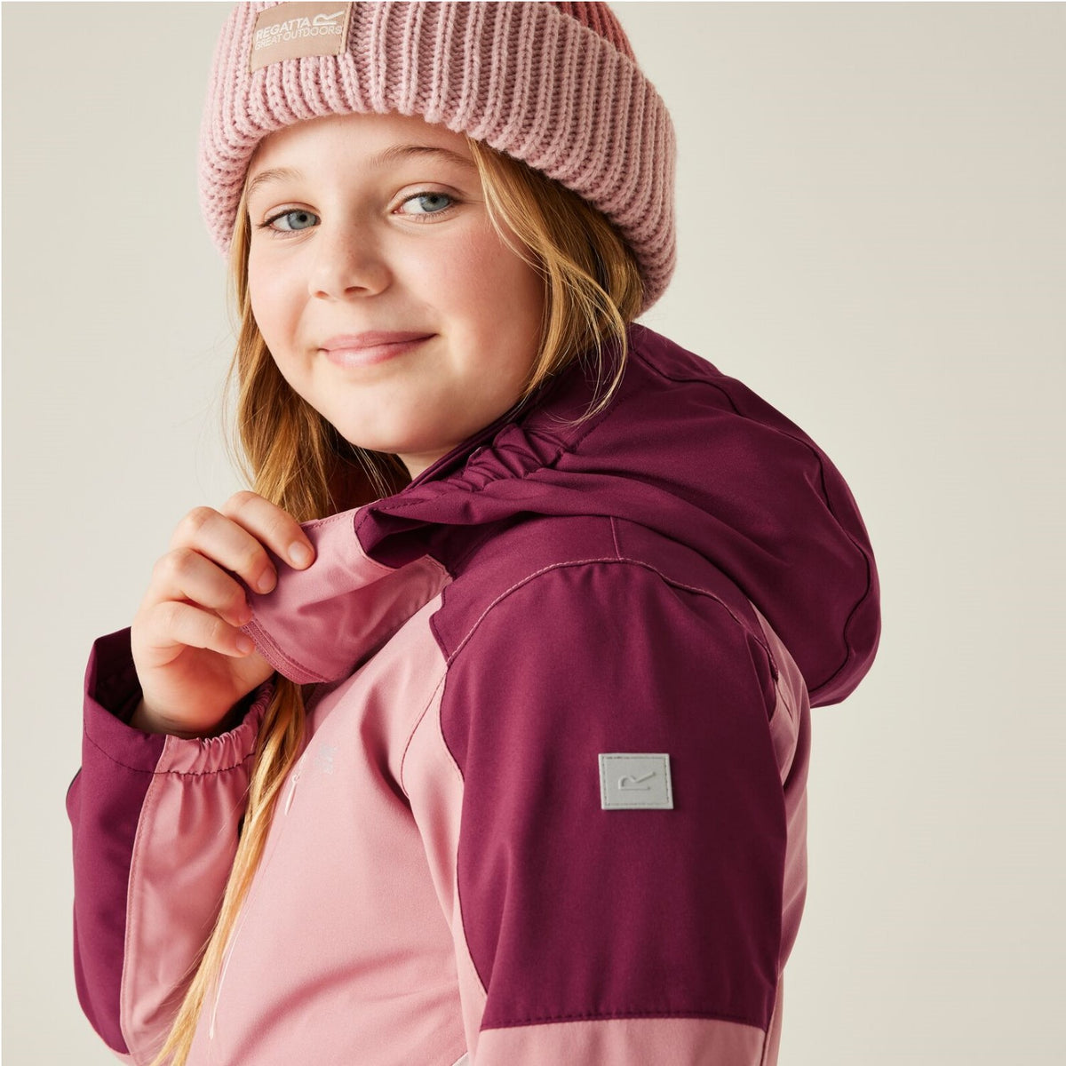 Regatta Trekktain 3 in 1 Jacke für Mädchen Wasserdicht mit Kapuze
