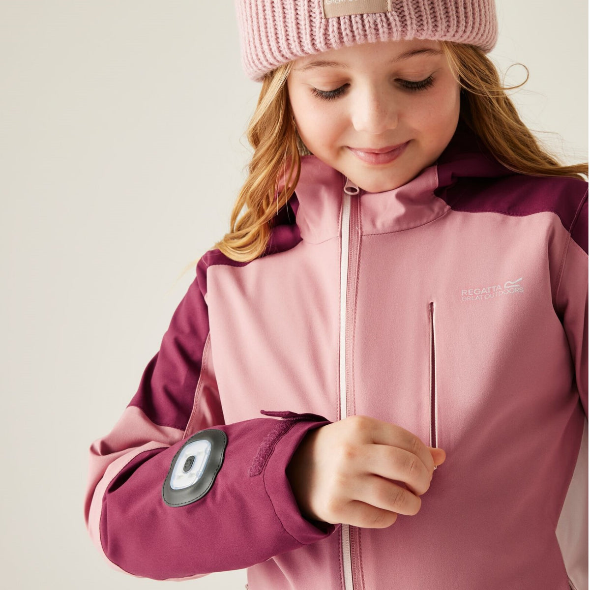 Regatta Trekktain 3 in 1 Jacke für Mädchen Wasserdicht mit Kapuze