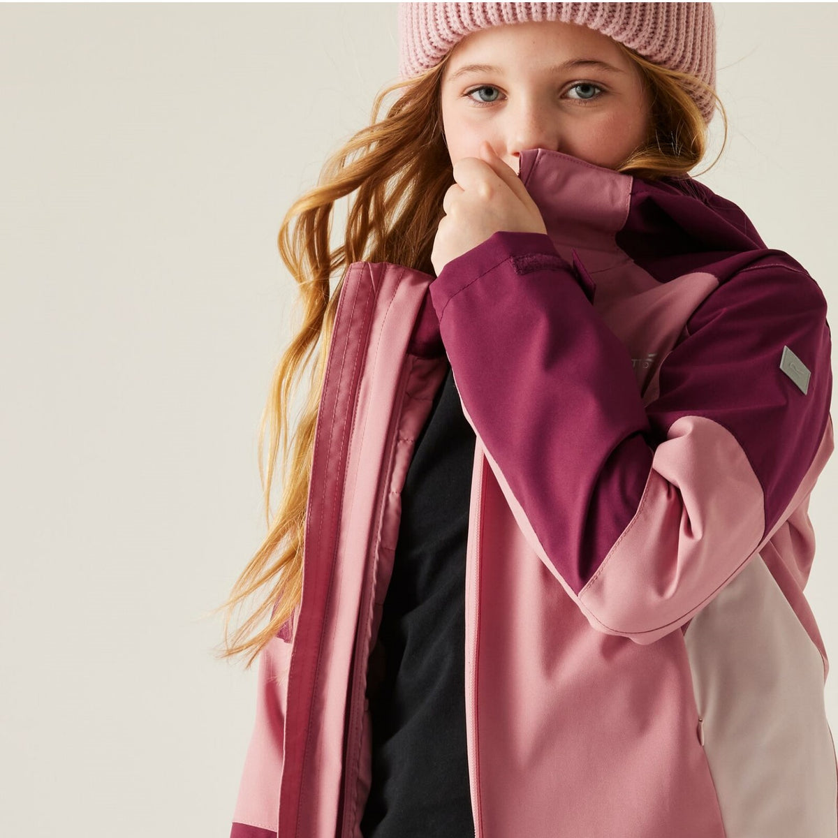 Regatta Trekktain 3 in 1 Jacke für Mädchen Wasserdicht mit Kapuze