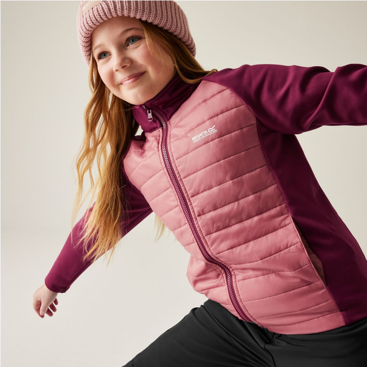 Regatta Trekktain 3 in 1 Jacke für Mädchen Wasserdicht mit Kapuze