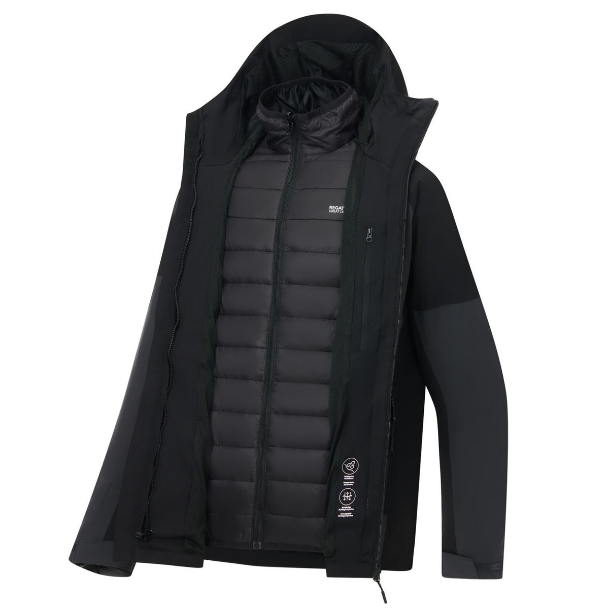 Regatta Wentwood 3 in 1 Funktionsjacke Herren