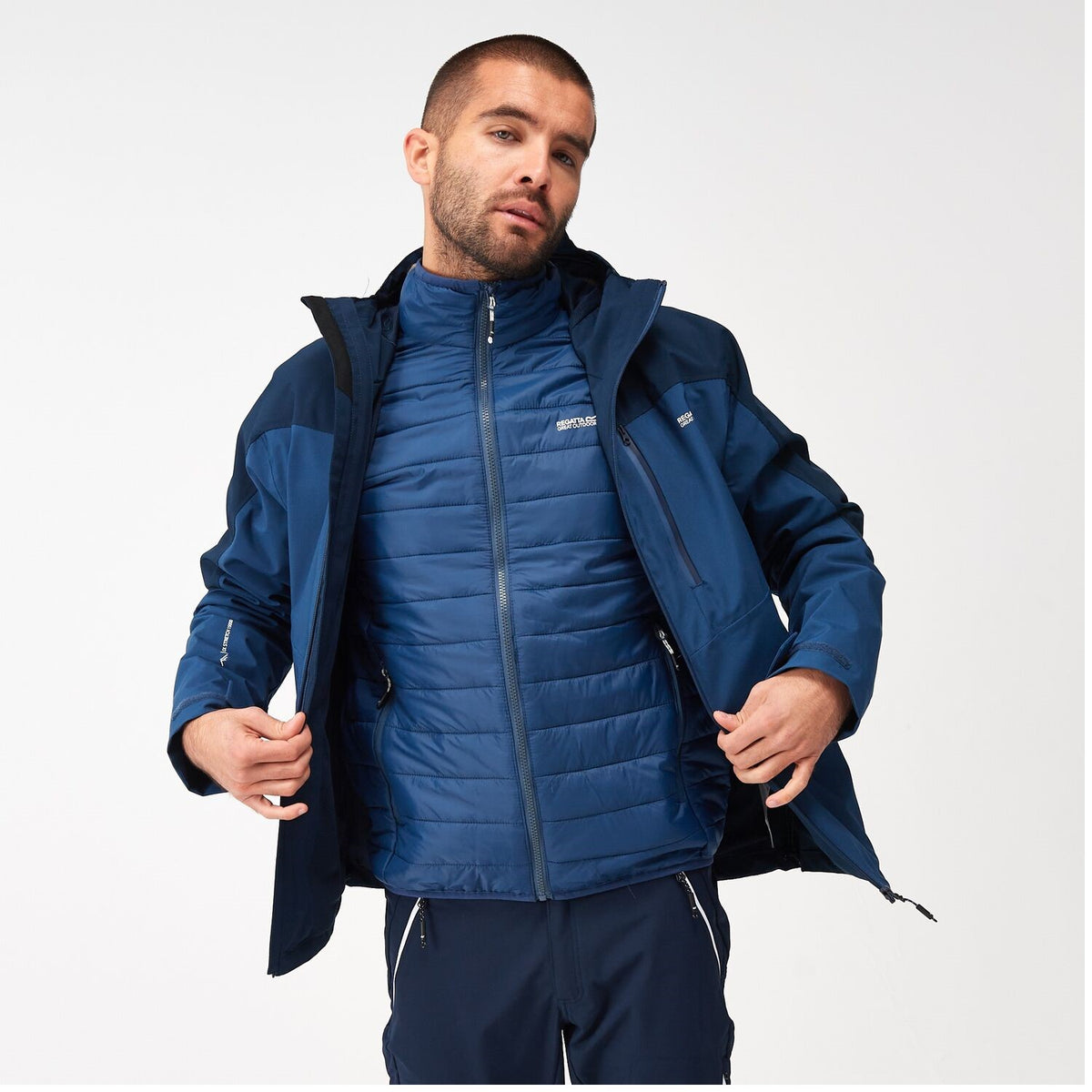 Regatta Wentwood VIII 3 in 1 Jacke Winterjacke Herren Wasserdicht