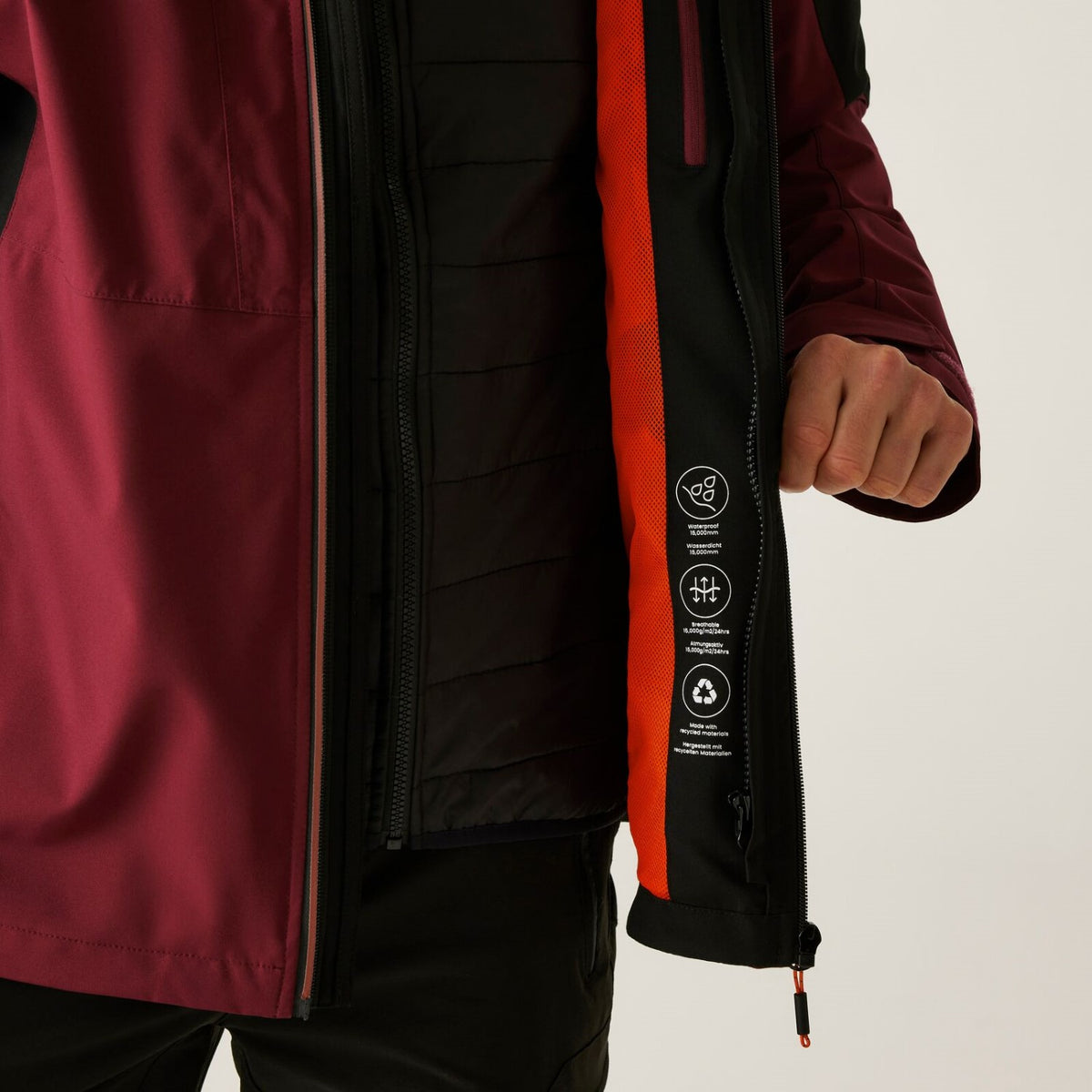 Regatta Wentwood IX 3 in 1 Funktionsjacke Herren