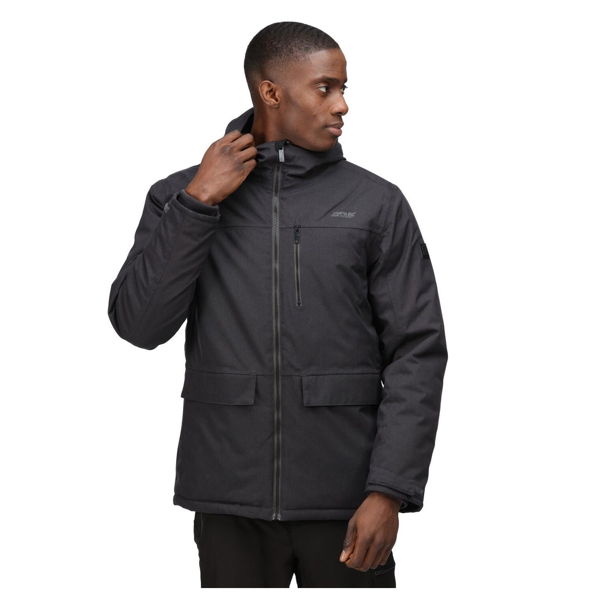Regatta beheizte Winterjacke Herren Kapuze