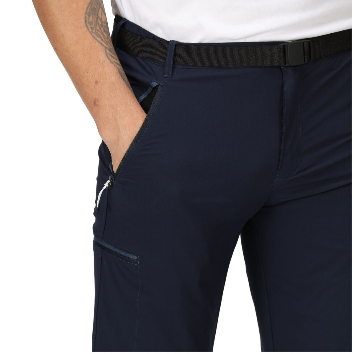 Regatta Xert Stretch III Herren Outdoorhose mit Gürtel in Kurzgröße