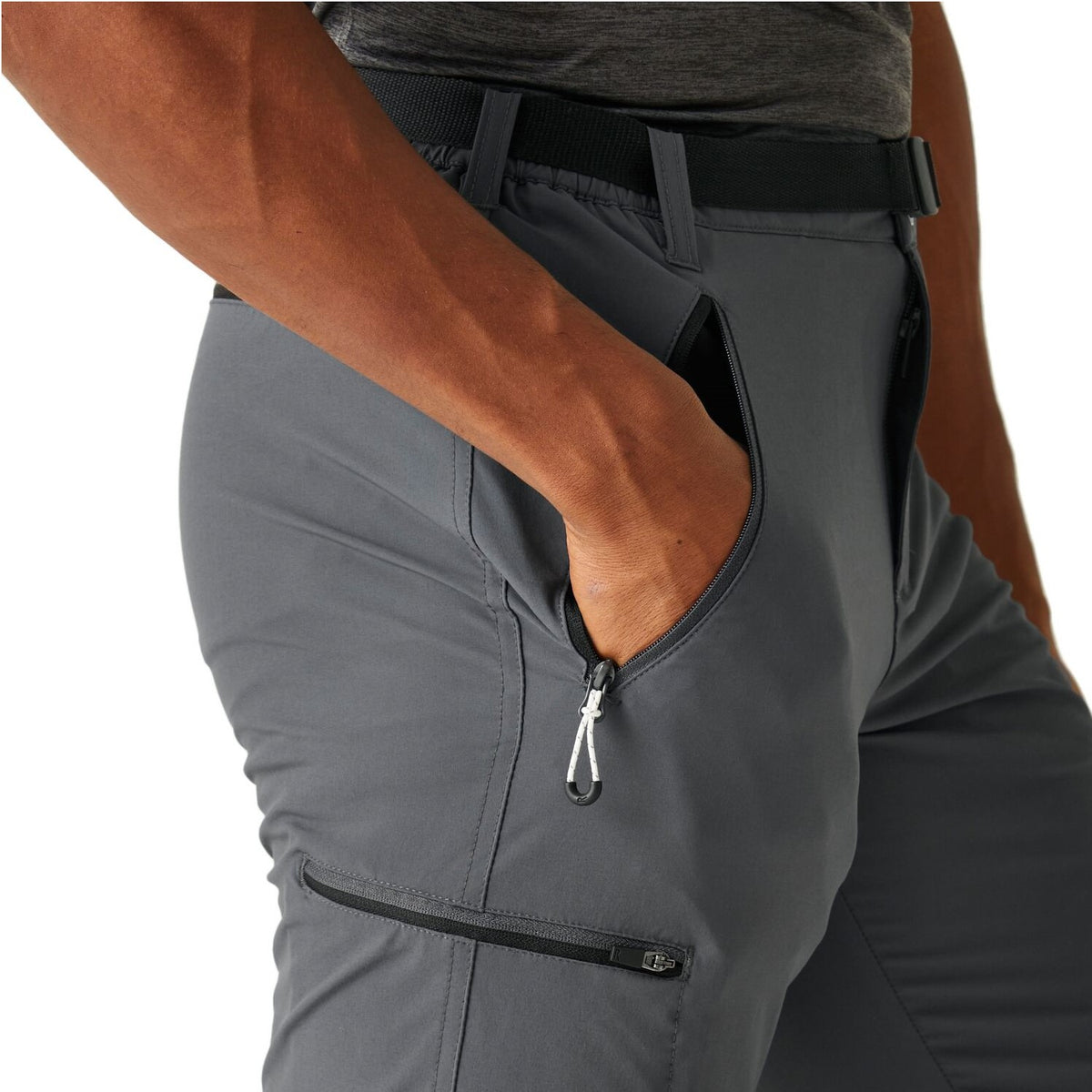 Regatta Xert Stretch III Herren Outdoorhose mit Gürtel in Kurzgröße