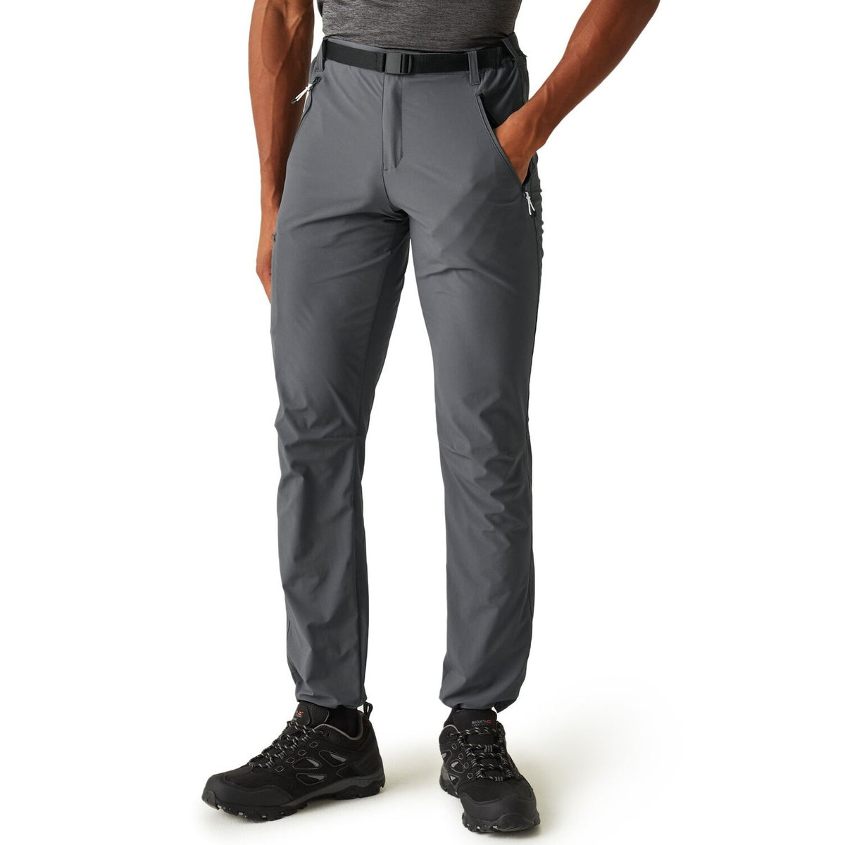 Regatta Xert Stretch III Herren Outdoorhose mit Gürtel in Kurzgröße