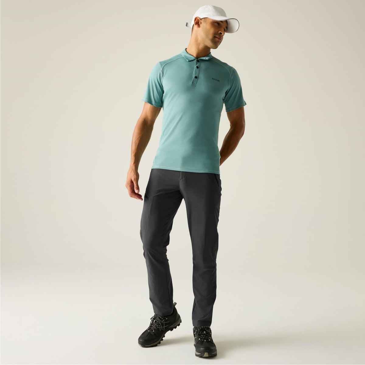 Regatta Xert Stretch Herren Outdoorhose mit Gürtel in Kurzgröße