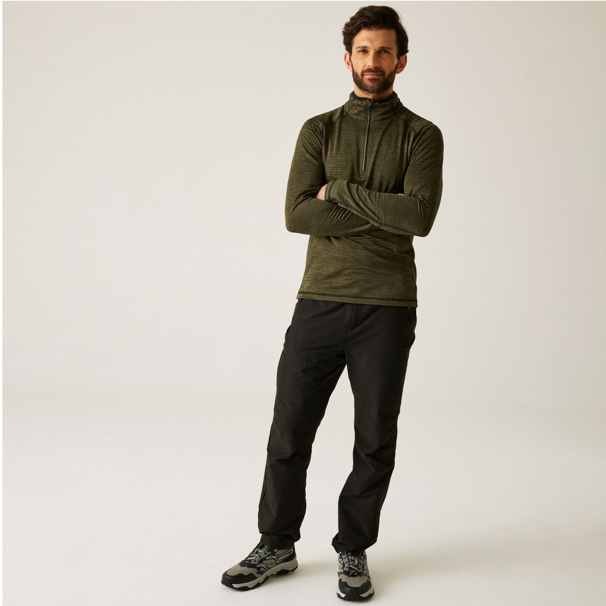 Regatta Yonder II Powerstretch Midlayer Shirt für Herren