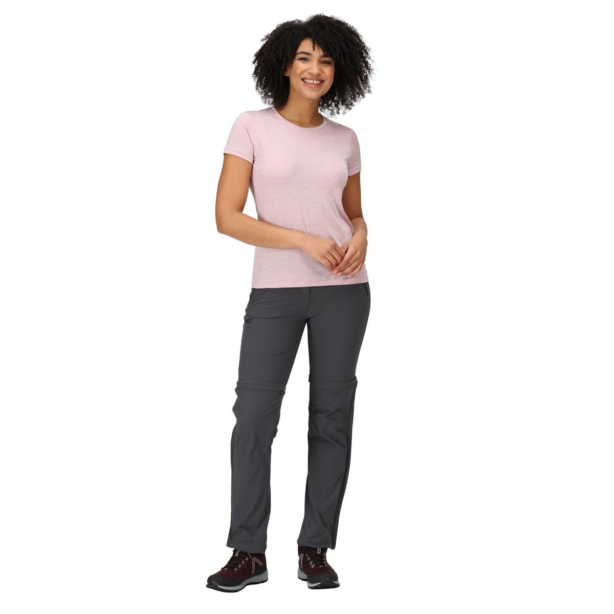 Regatta Xert Stretch Zip Off Trousers III Outdoorhose in Kurzgröße für Damen