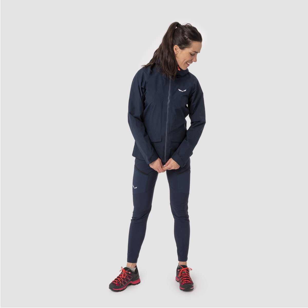 Salewa Regenjacke Damen Funktionsjacke Wasserdicht PUEZ GTX 2L