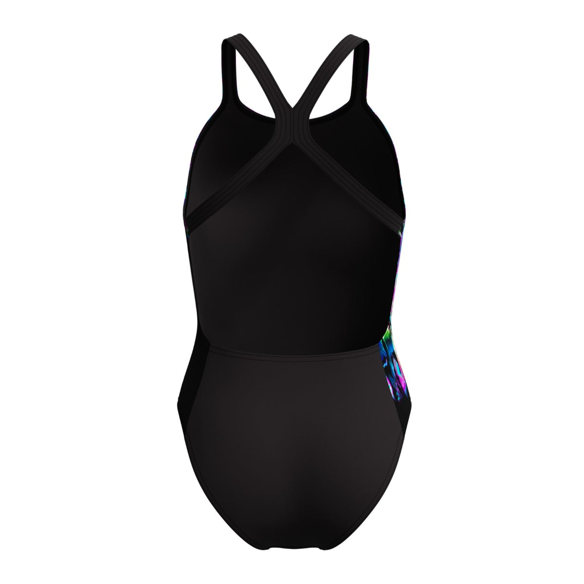 Speedo Club Training Bedruckter Powerback Badeanzug Damen