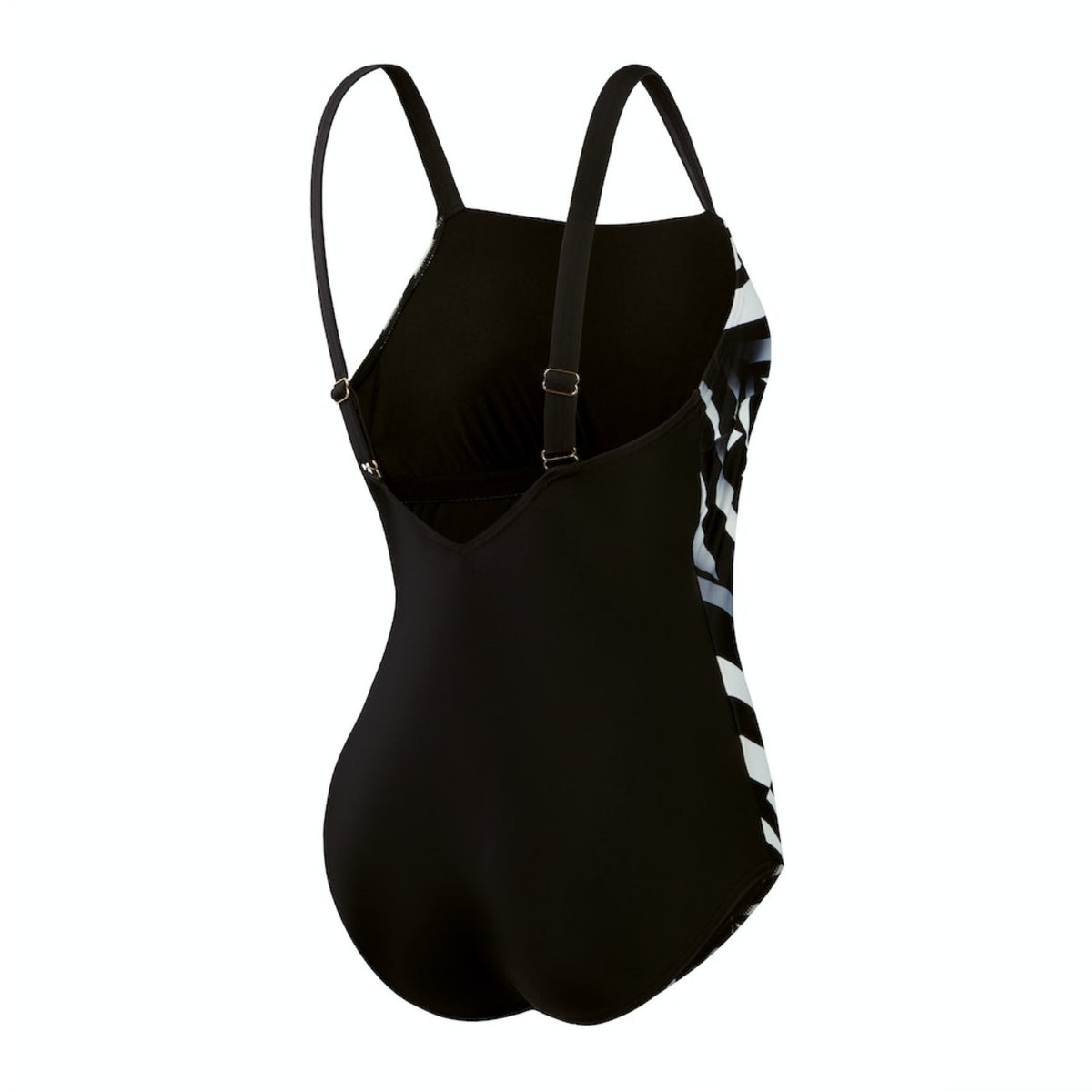 Speedo Formender bedruckter asymmetrischer Badeanzug für Damen
