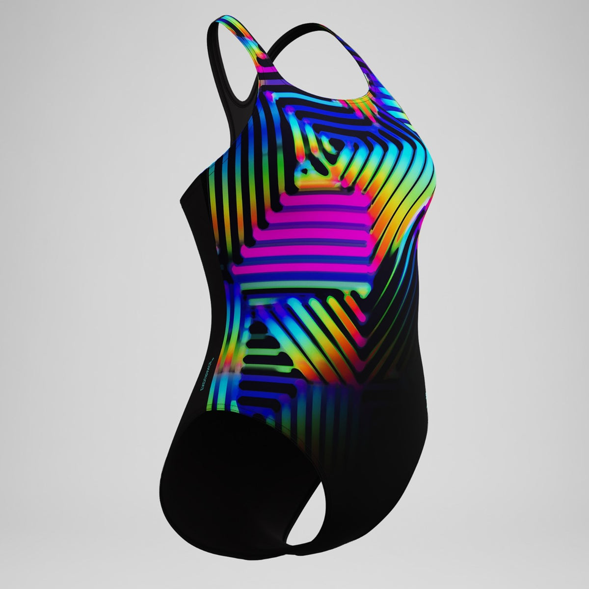 Speedo Digital Placement Badeanzug Damen 100 % chlorbeständig
