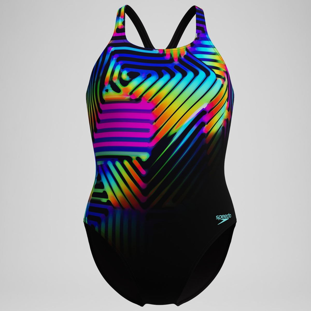 Speedo Digital Placement Badeanzug Damen 100 % chlorbeständig