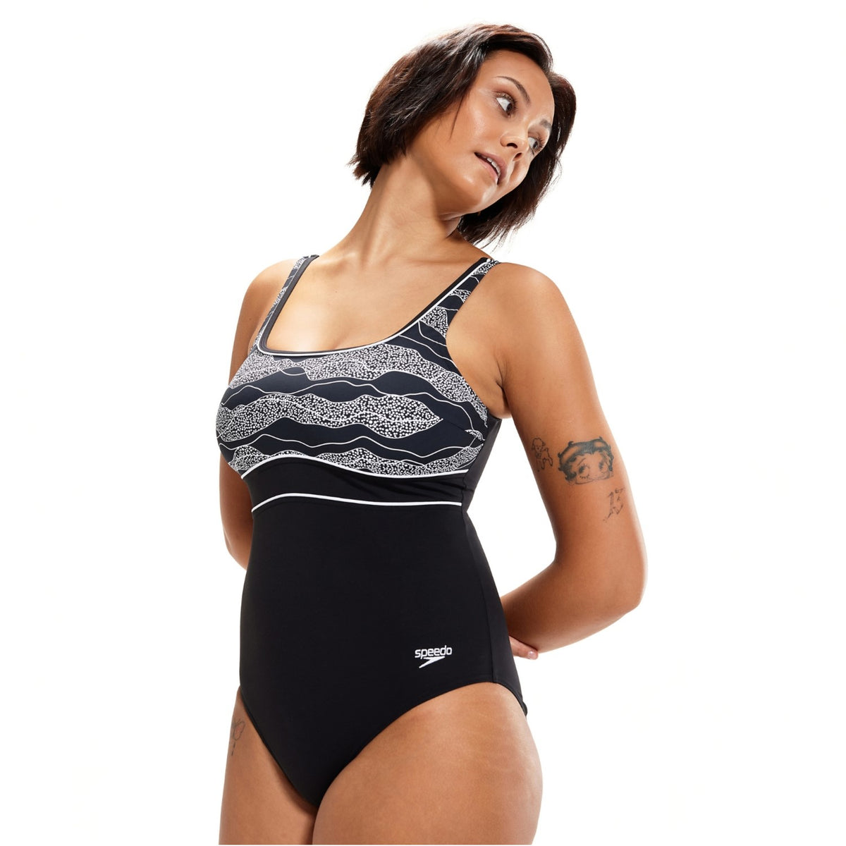 Speedo SPDSCU CNTR ECLIPSE Badeanzug Damen mit verstellbaren Trägern