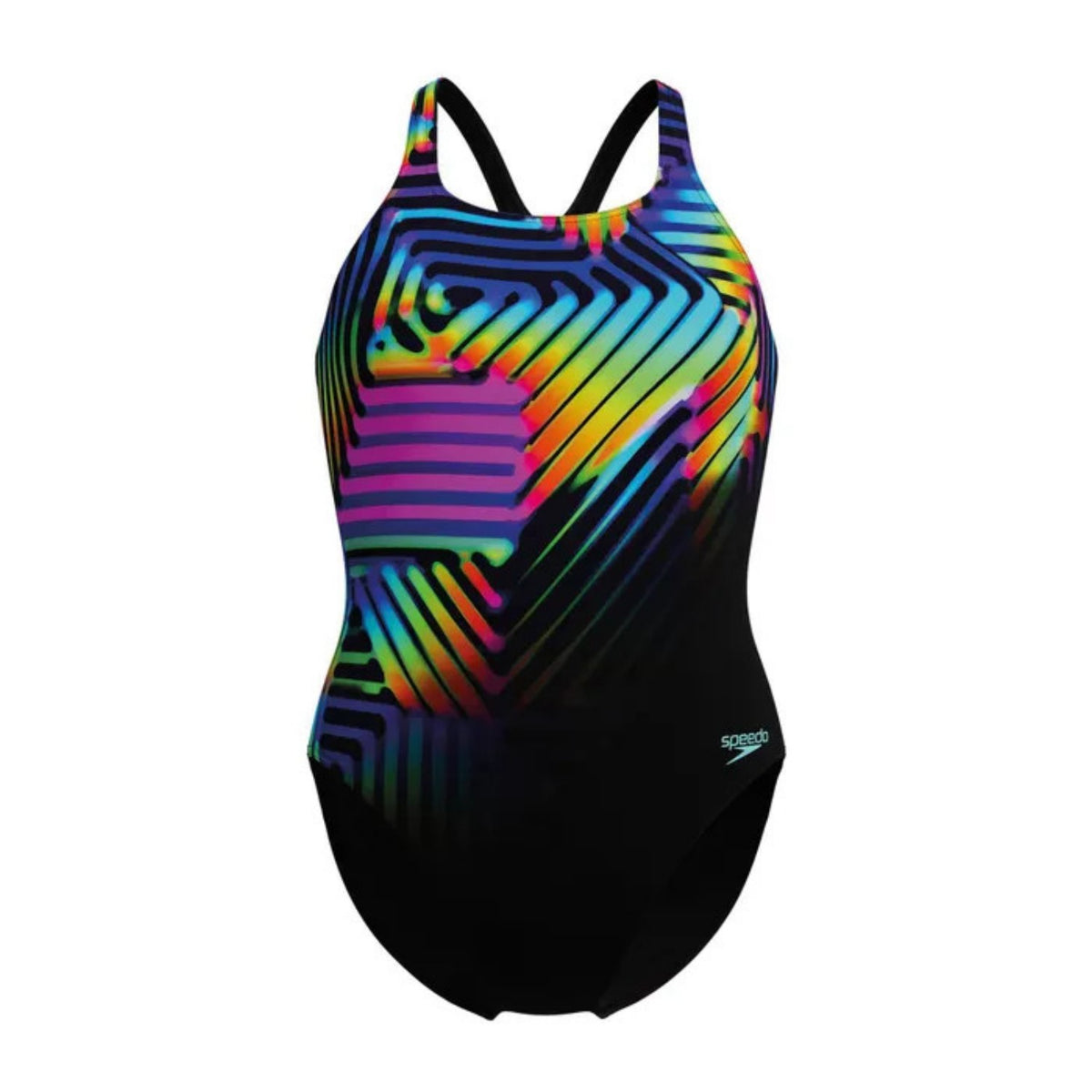 Speedo Digital Placement Badeanzug Damen 100 % chlorbeständig