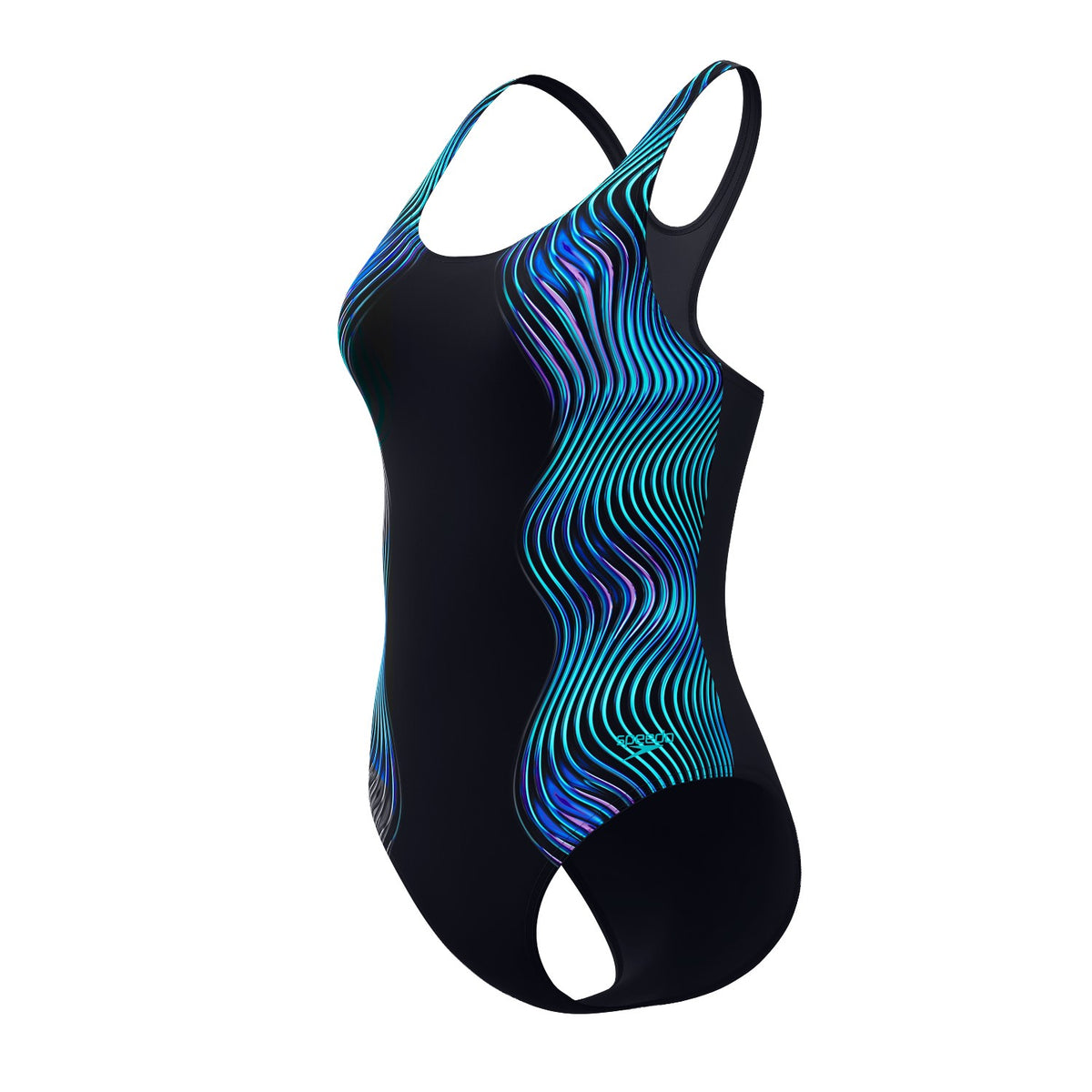 Speedo Badeanzug Medalist mit Digital Print für Damen