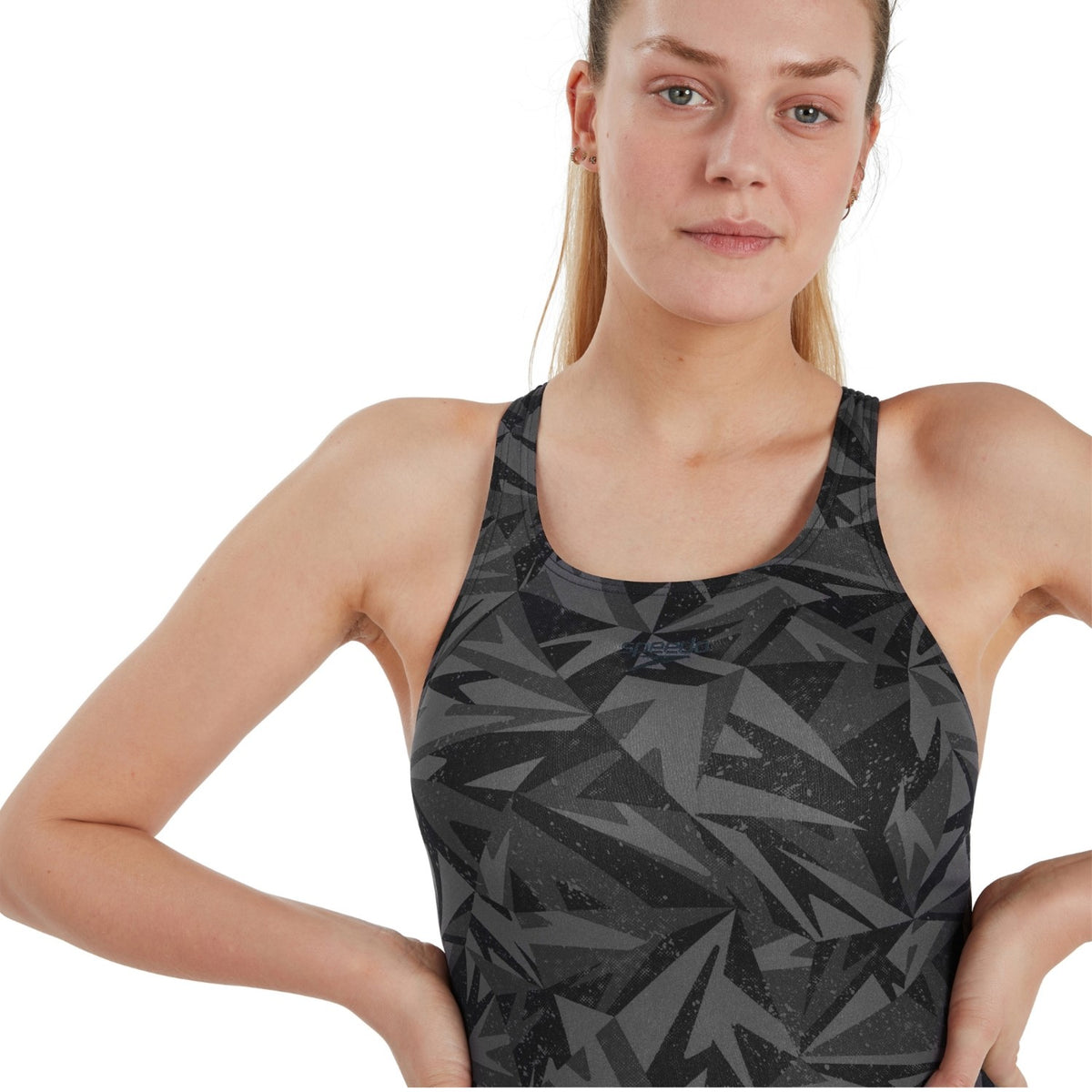 Speedo Hyperboom Medalist Badeanzug Damen schnelltrocknend und chlorbeständig