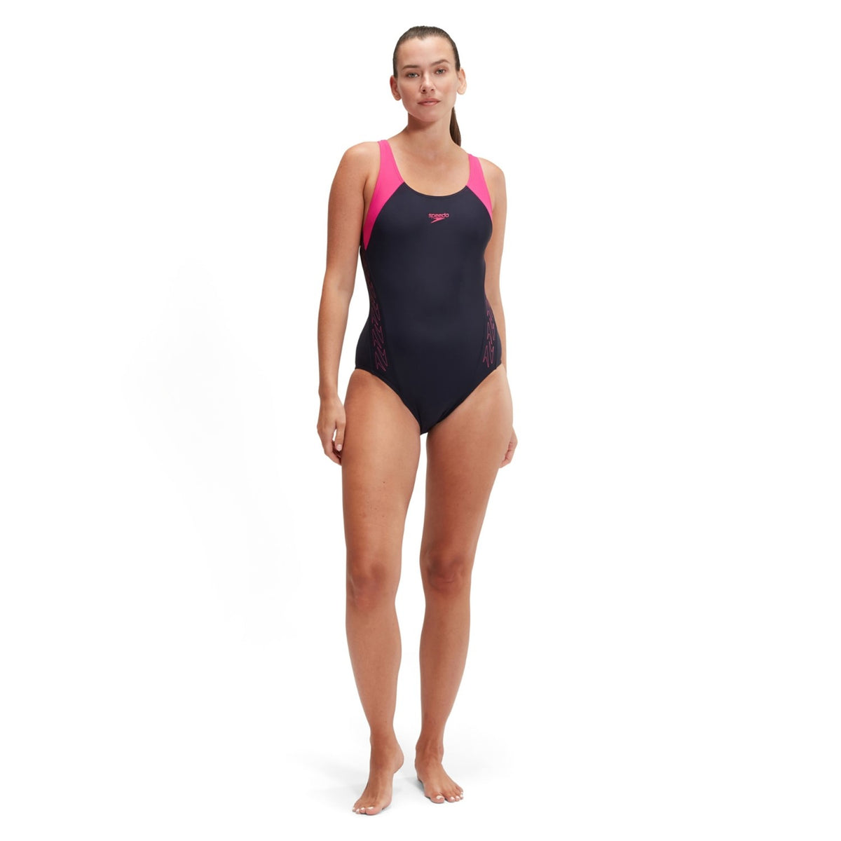 Speedo Hyperboom Racerback Badeanzug Damen