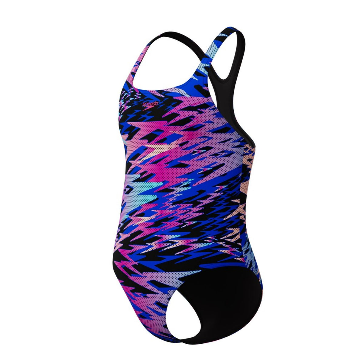 Speedo Hyperboom Print Medalist Badeanzug Mädchen