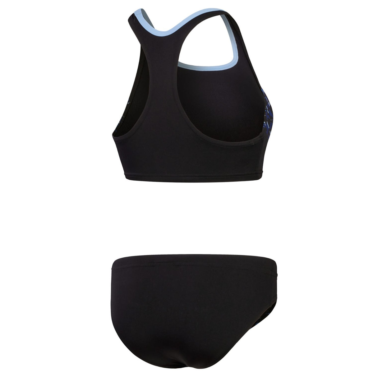 Speedo Placement Bikini Damen schwarz chlorbeständig