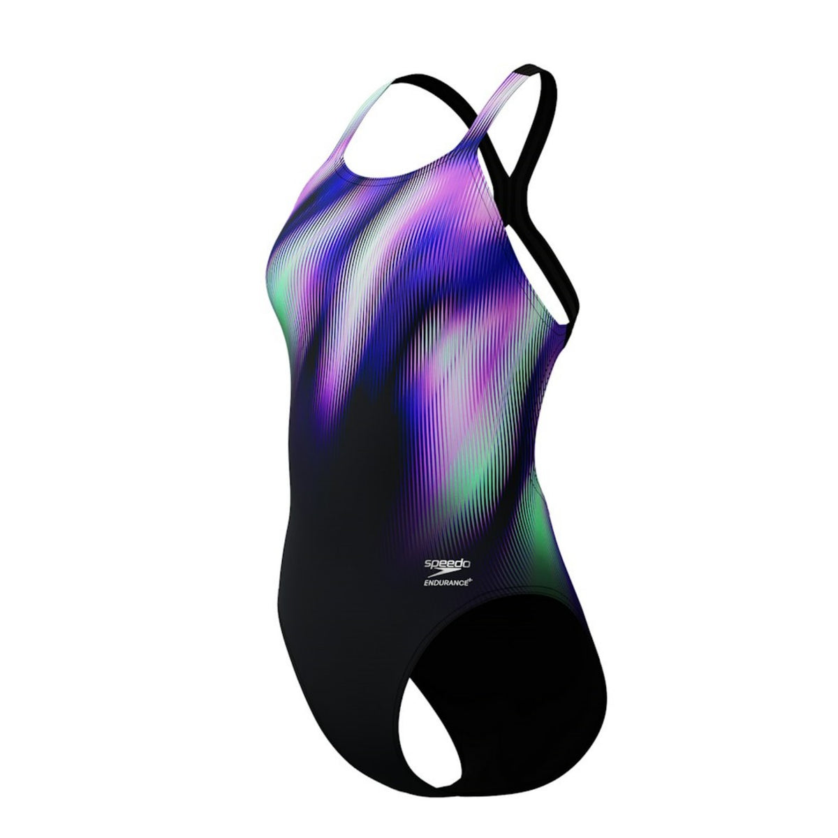 Speedo Placement Powerback Badeanzug Damen