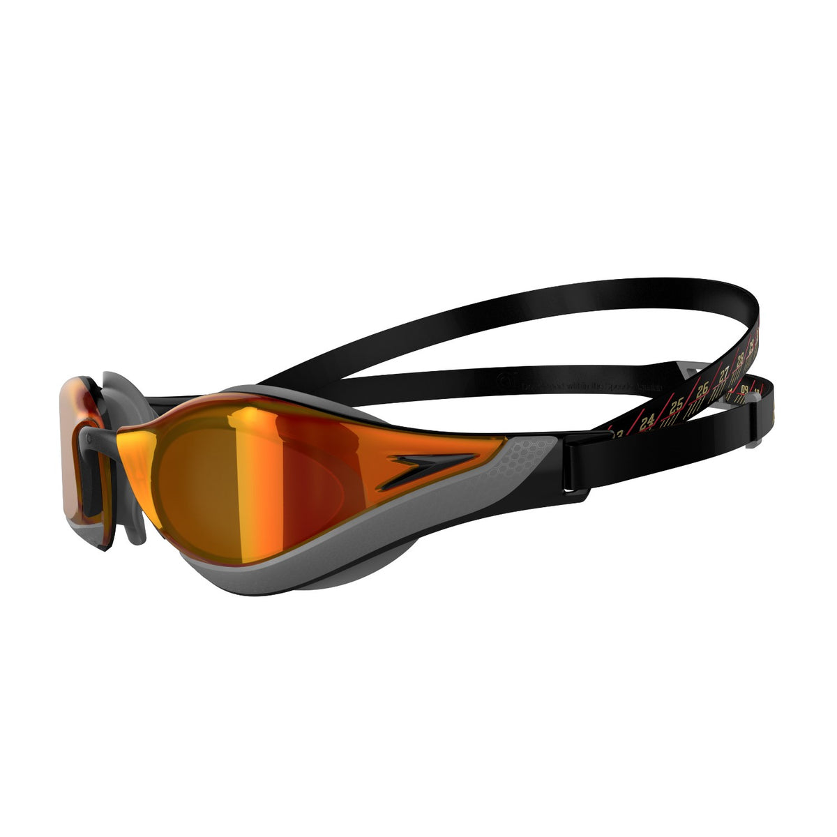 Speedo Schwimmbrille Fastskin Pure Focus Mirror für Erwachsene verspiegelt