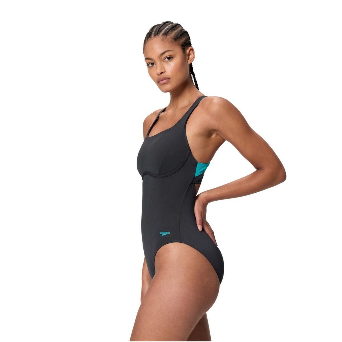 Speedo Solid Flex Band Badeanzug Damen