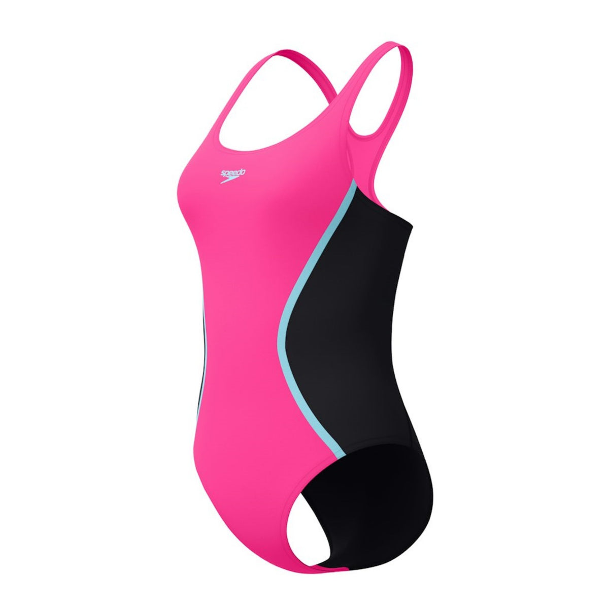 Speedo Badeanzug für Damen Solid Splice Medalist