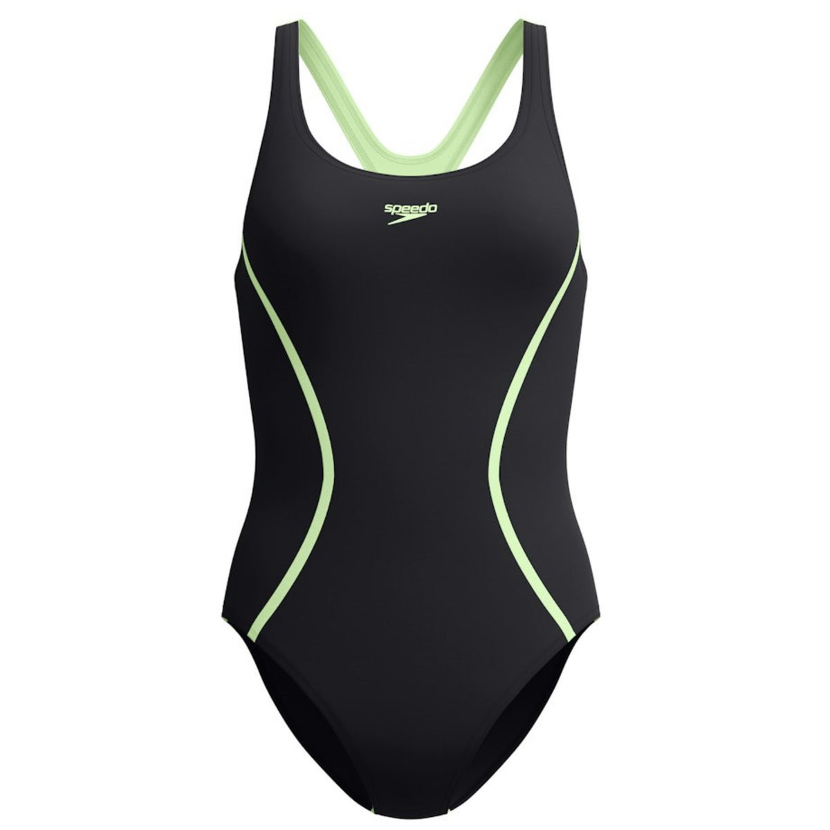 Speedo Badeanzug für Damen Solid Splice Medalist
