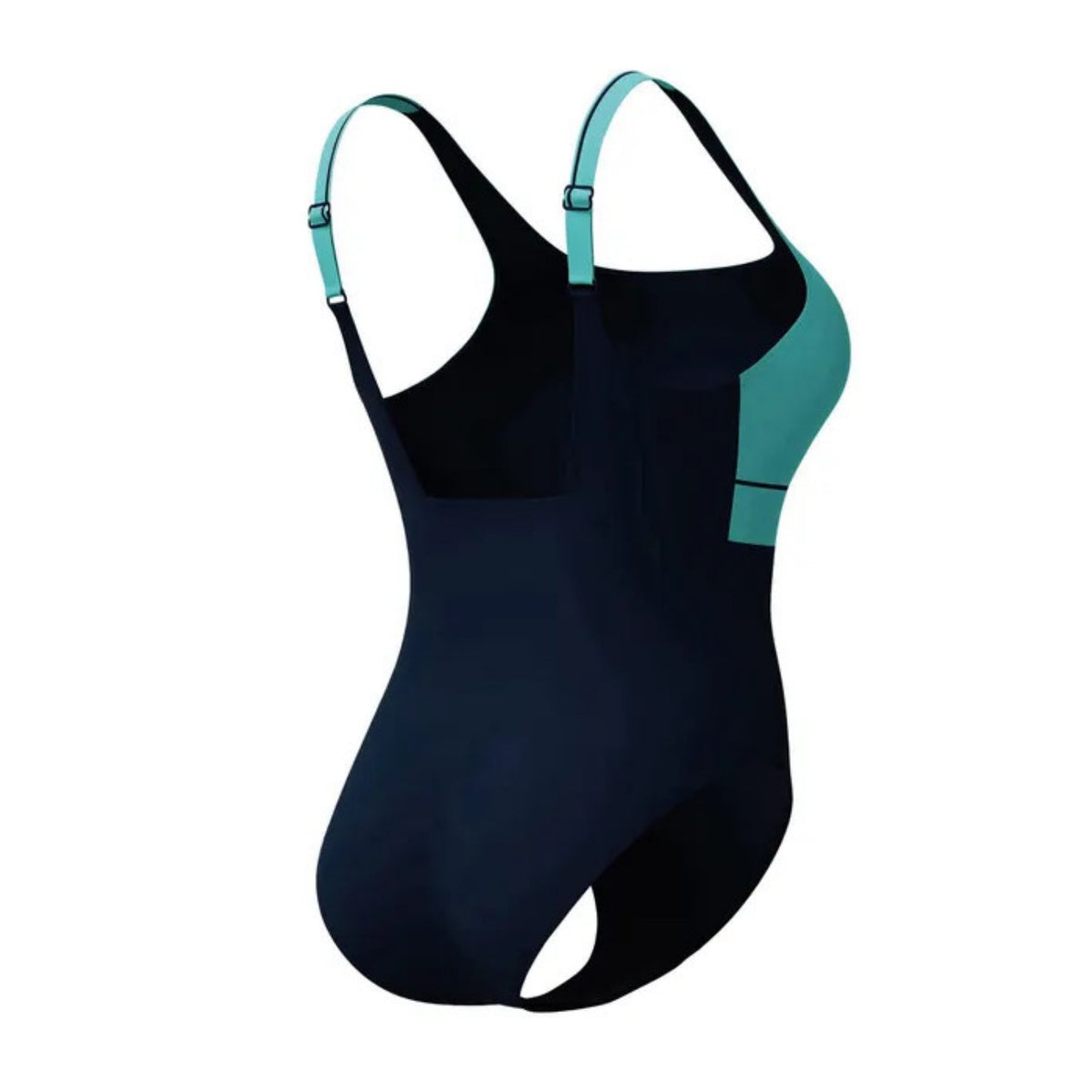 Speedo Contour Eclipse Shaping Badeanzug Damen mit verstellbaren Trägern