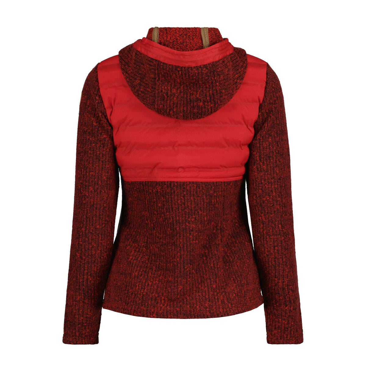 Torstai Jacke Damen mit Kapuze Warmer Midlayer-Hoodie aus dickem Strickgewebe