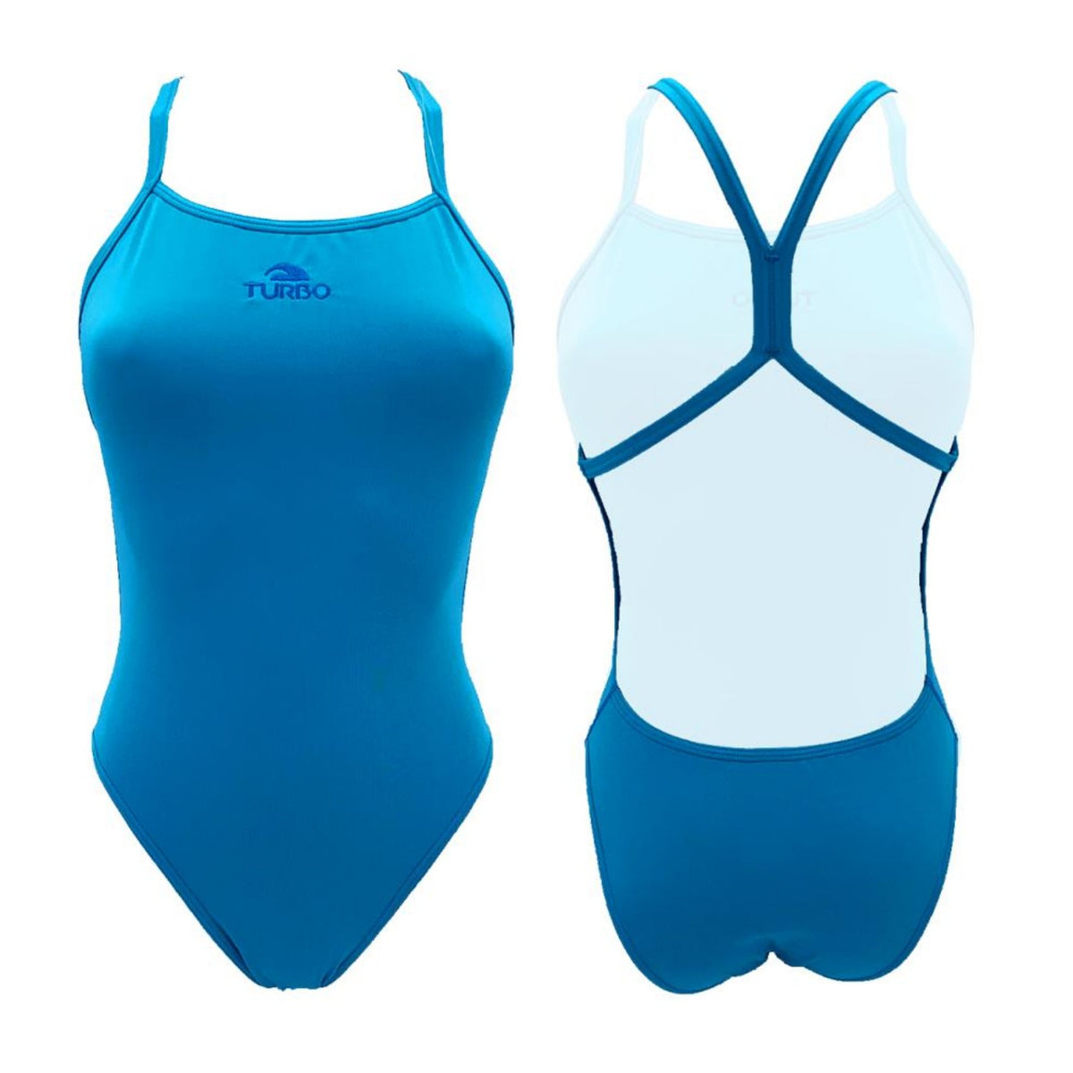 Turbo Badeanzug für Damen mit Frontfutter