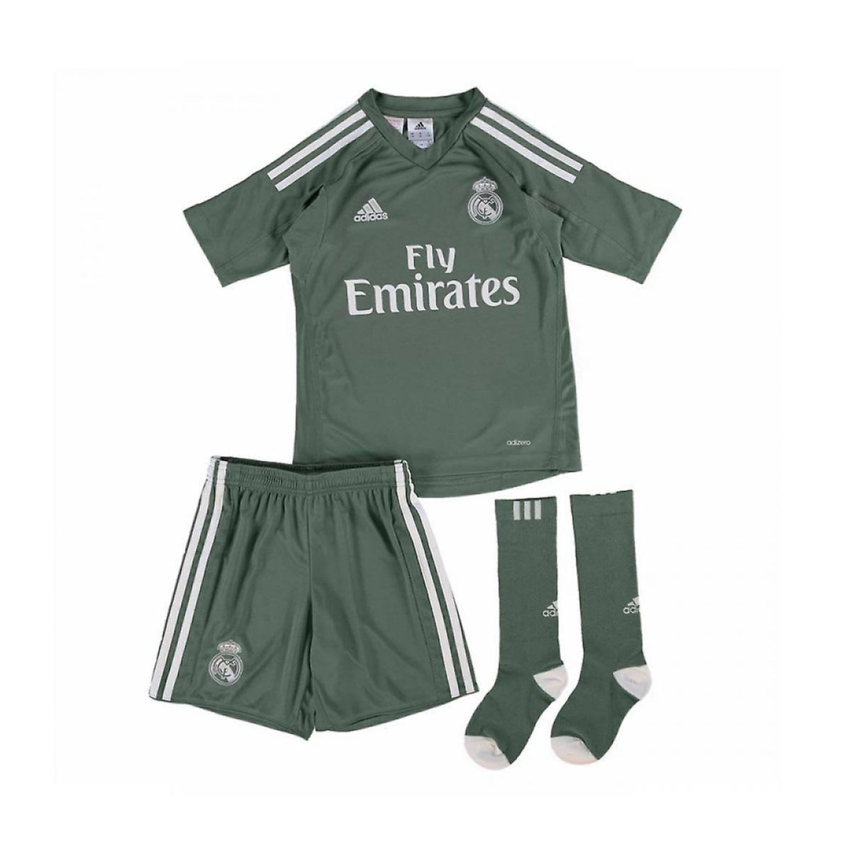 adidas Real Madrid Trikot und Short im Set Minikit Kinder