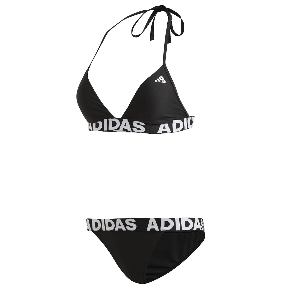 adidas Bikini Damen schwarz Triangel Bikini mit herausnehmbaren Polstern