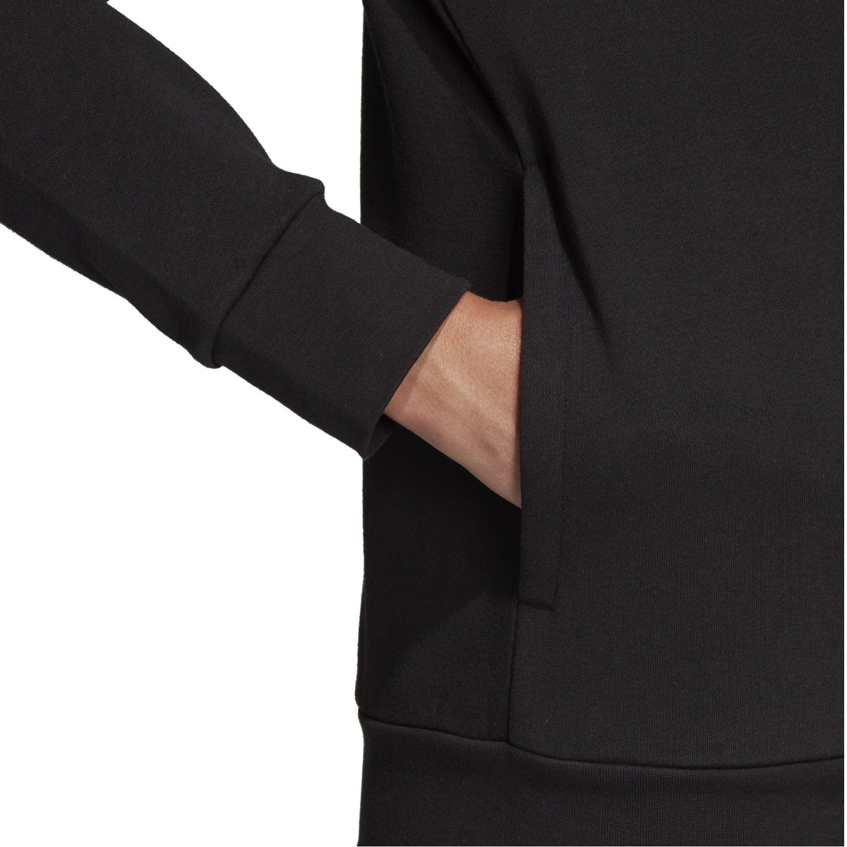 adidas Hoodie Kapuzenpullover Damen schwarz Linear Over Head Fleece Hoody Women