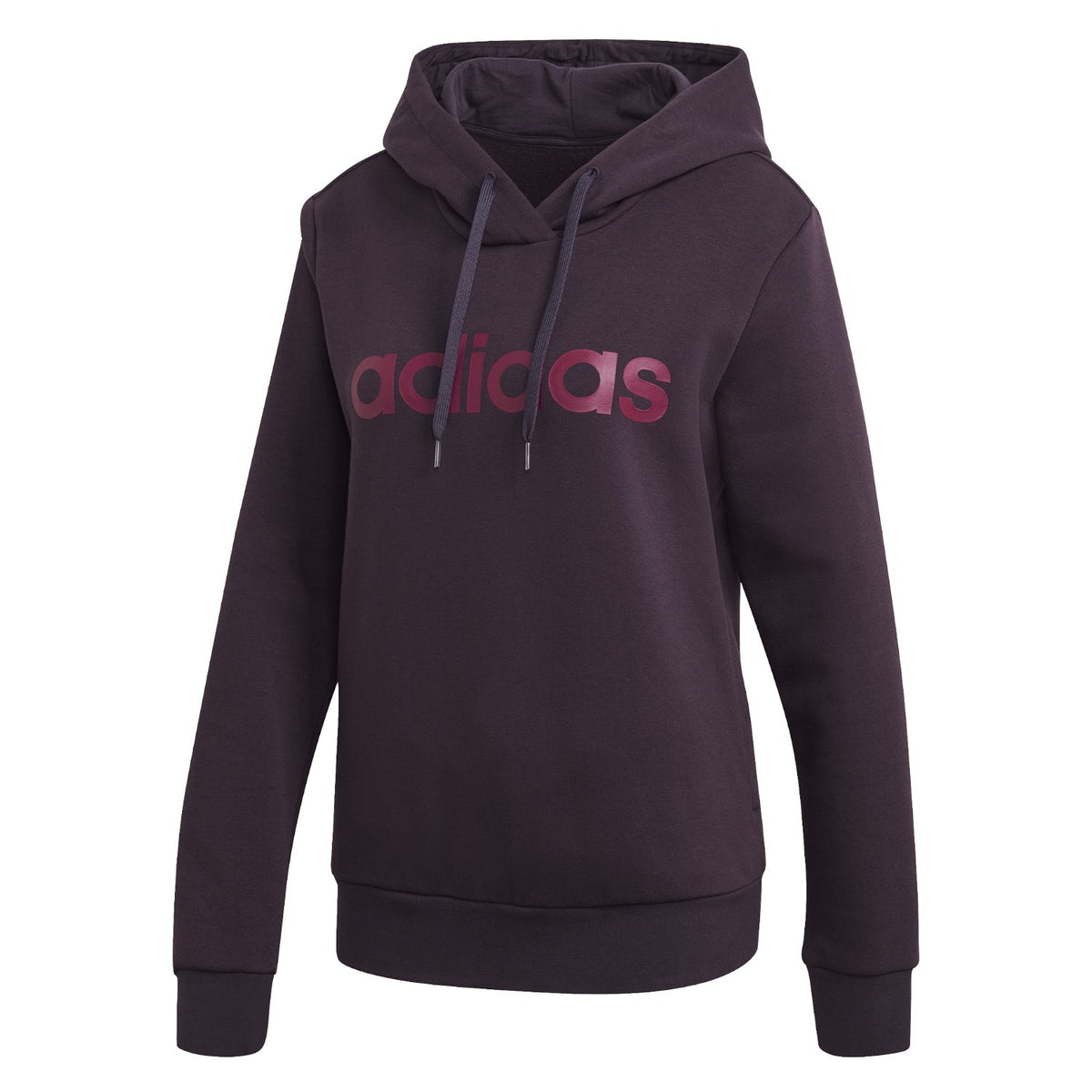 adidas Hoodie Kapuzenpullover Damen schwarz Linear Over Head Fleece Hoody Women