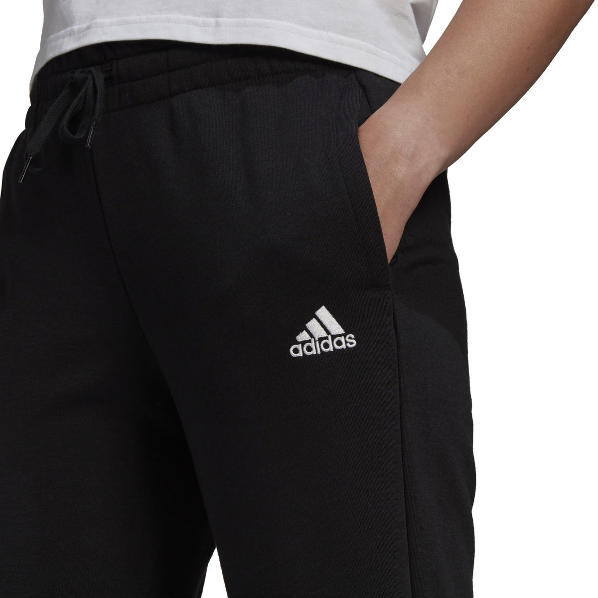 adidas Jogginghose für Damen schwarz Baumwolle