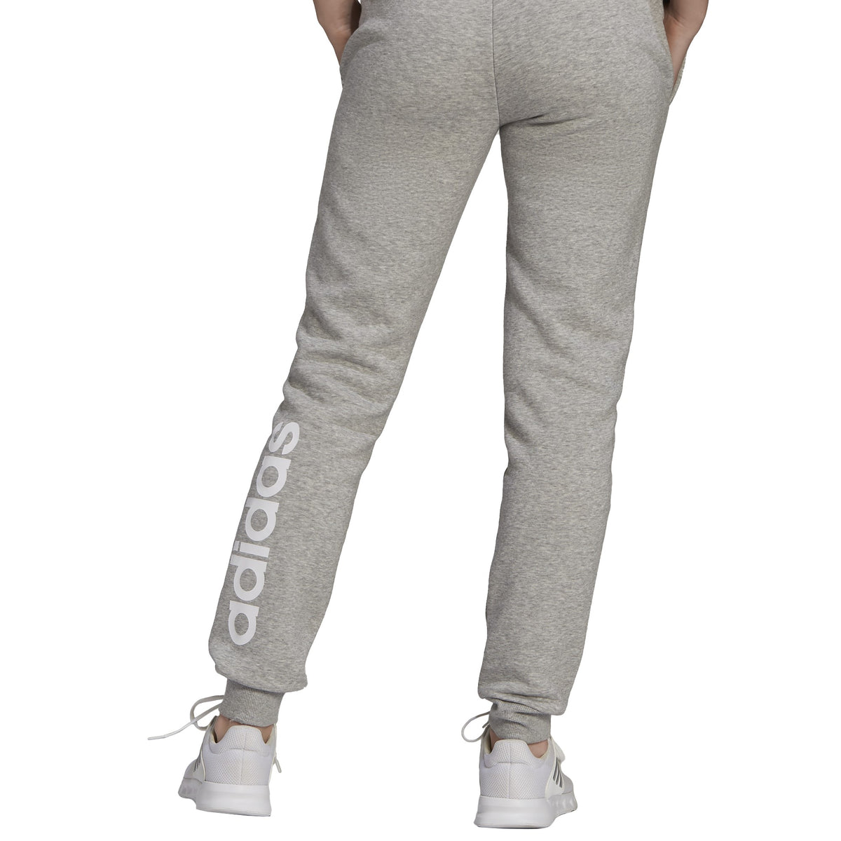 adidas Jogginghose für Damen schwarz mit Fleeceinnenseite