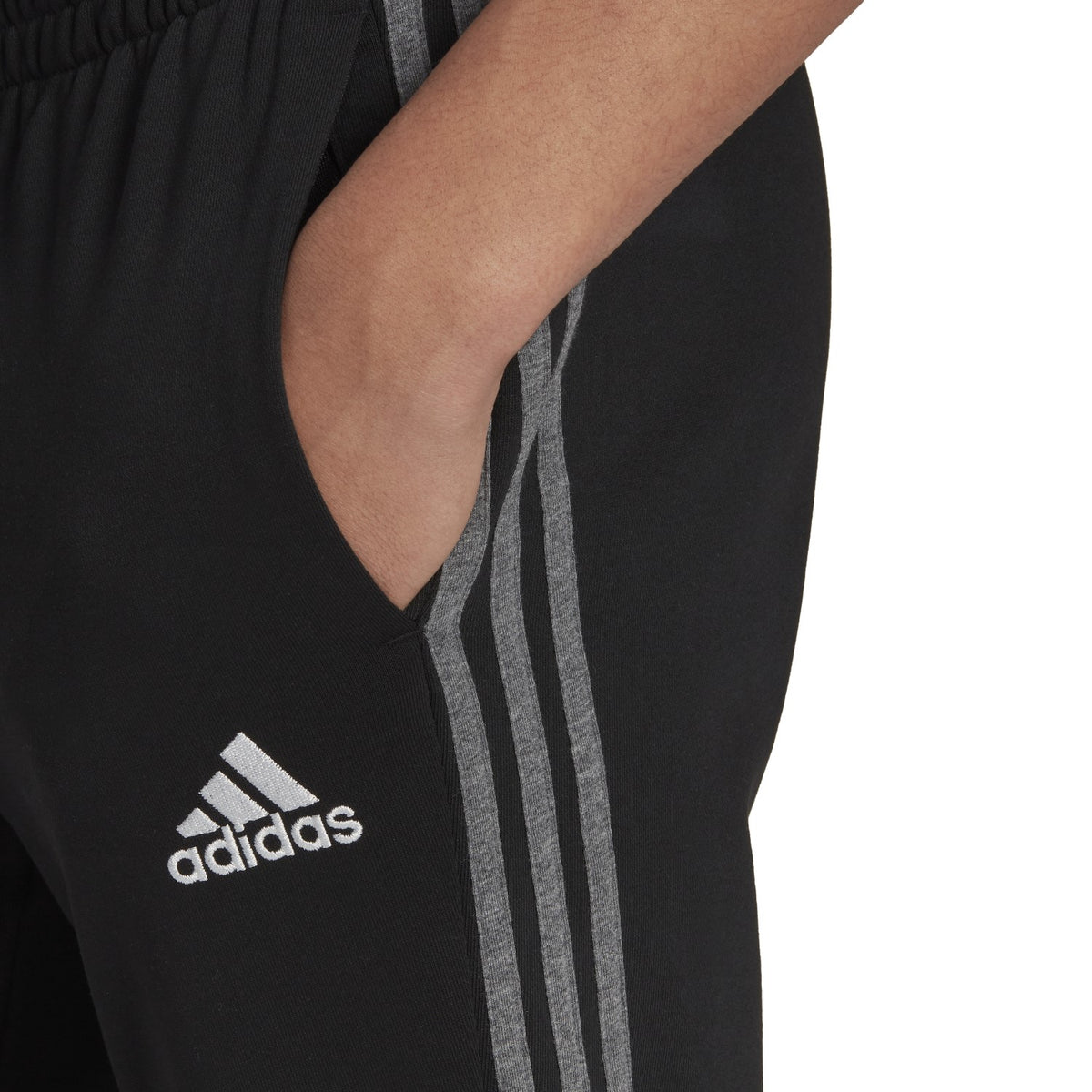 adidas Jogginghose Herren mit 3 Streifen French Terry