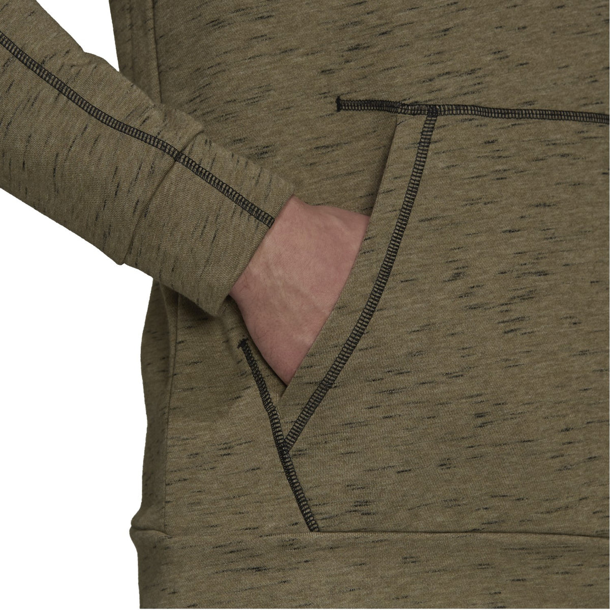 adidas Kapuzenpullover Herren mit Kängurutasche Baumwolle