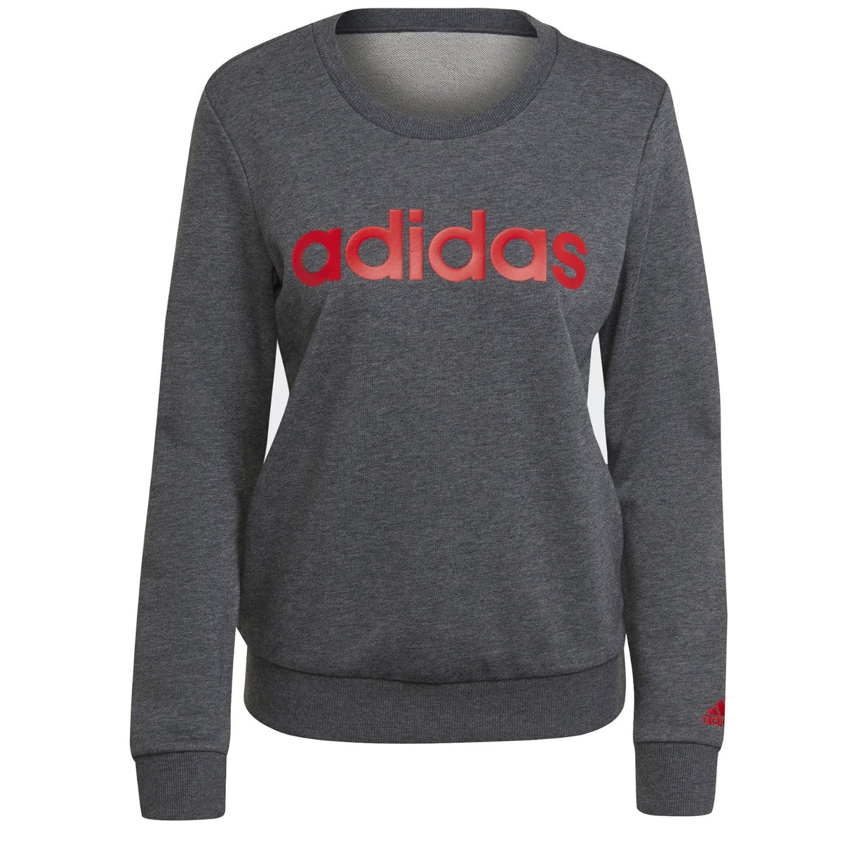 adidas Pullover für Damen mit Rundhalsausschnitt schwarz