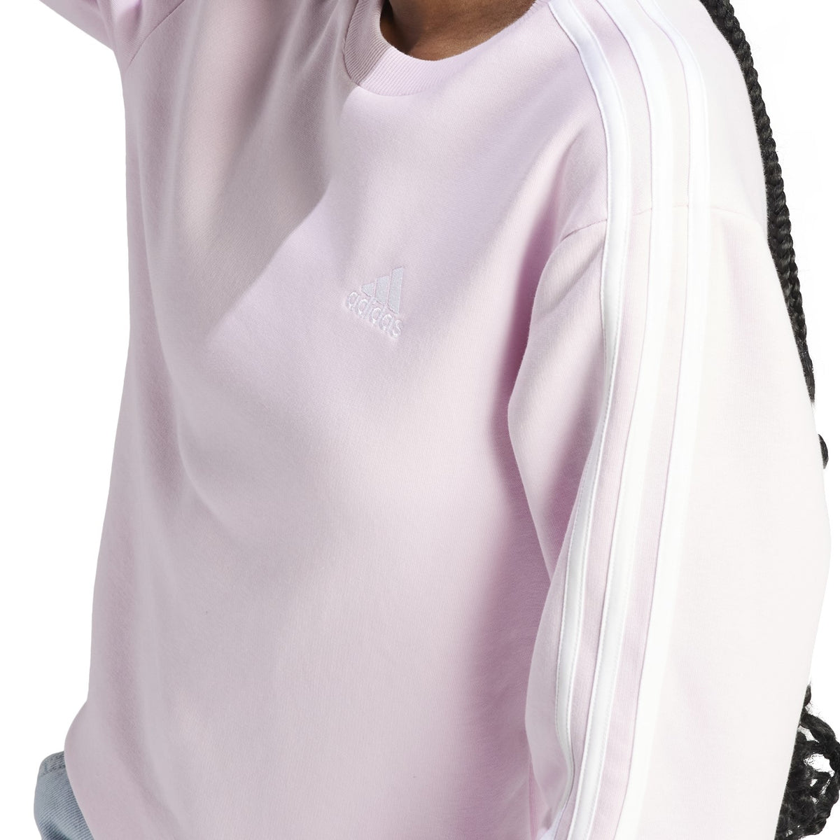 adidas Pullover Damen Rundhals im 3 Streifen Design