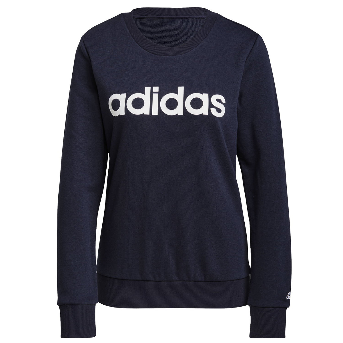 adidas Pullover für Damen mit Rundhalsausschnitt schwarz