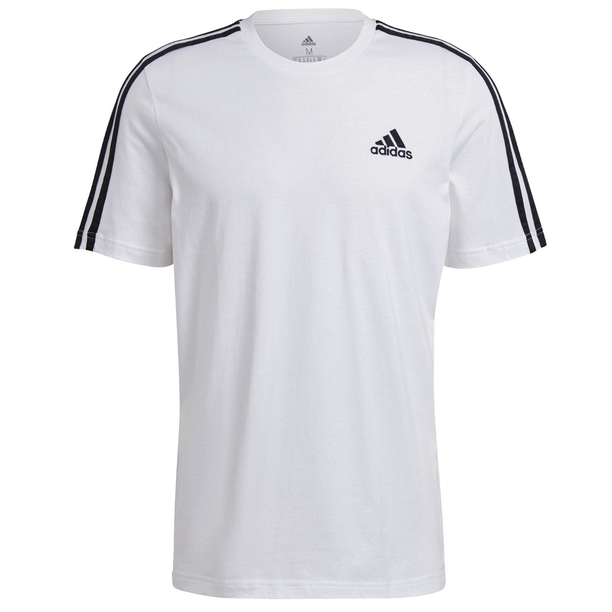 adidas T shirt Herren Rundhals im 3 Streifen Design