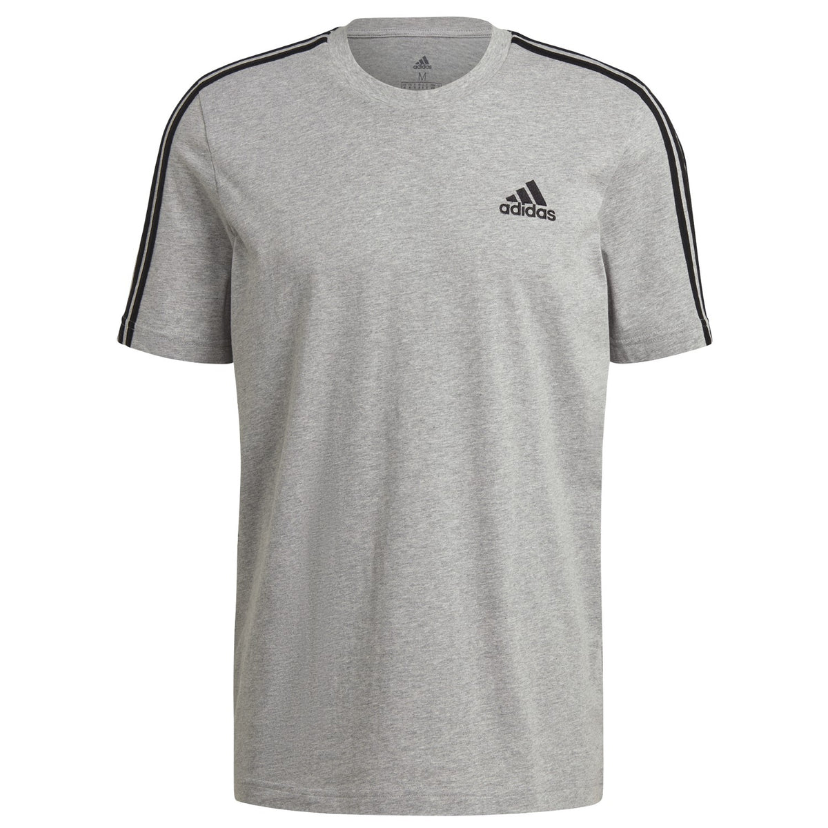 adidas T shirt Herren Rundhals im 3 Streifen Design