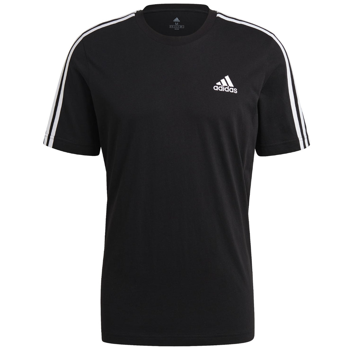 adidas T shirt Herren Rundhals im 3 Streifen Design