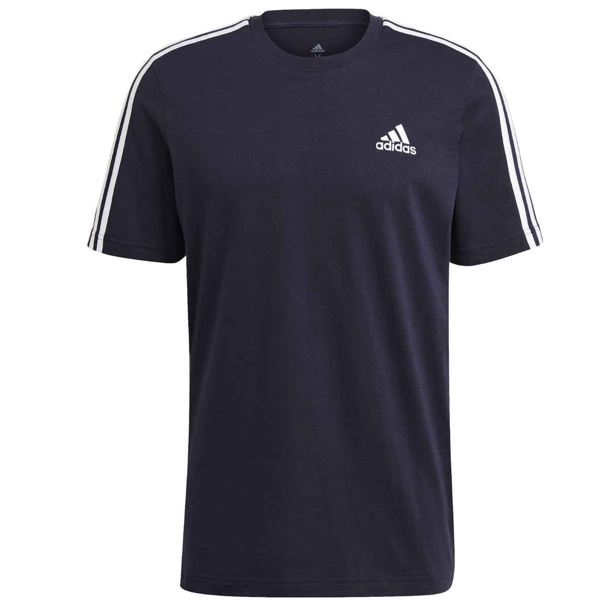 adidas T shirt Herren Rundhals im 3 Streifen Design